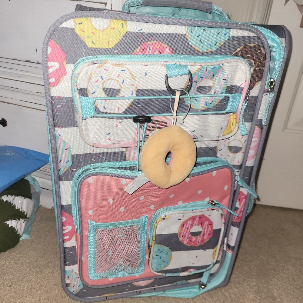 Kids rolling luggage